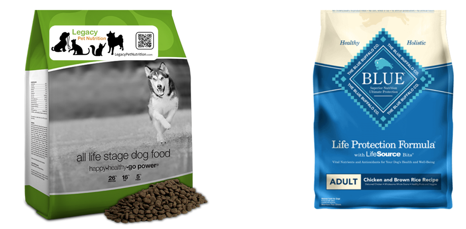 Legacy Pet Nutrition - compare dog food brands